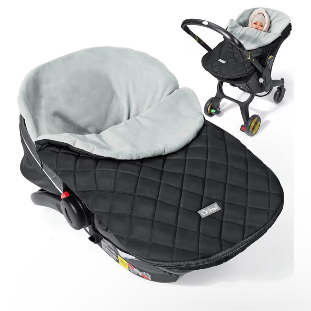 NWT Orzbow Canopy Style Bunting Bag to Protect Baby in Car Seats and Strollers